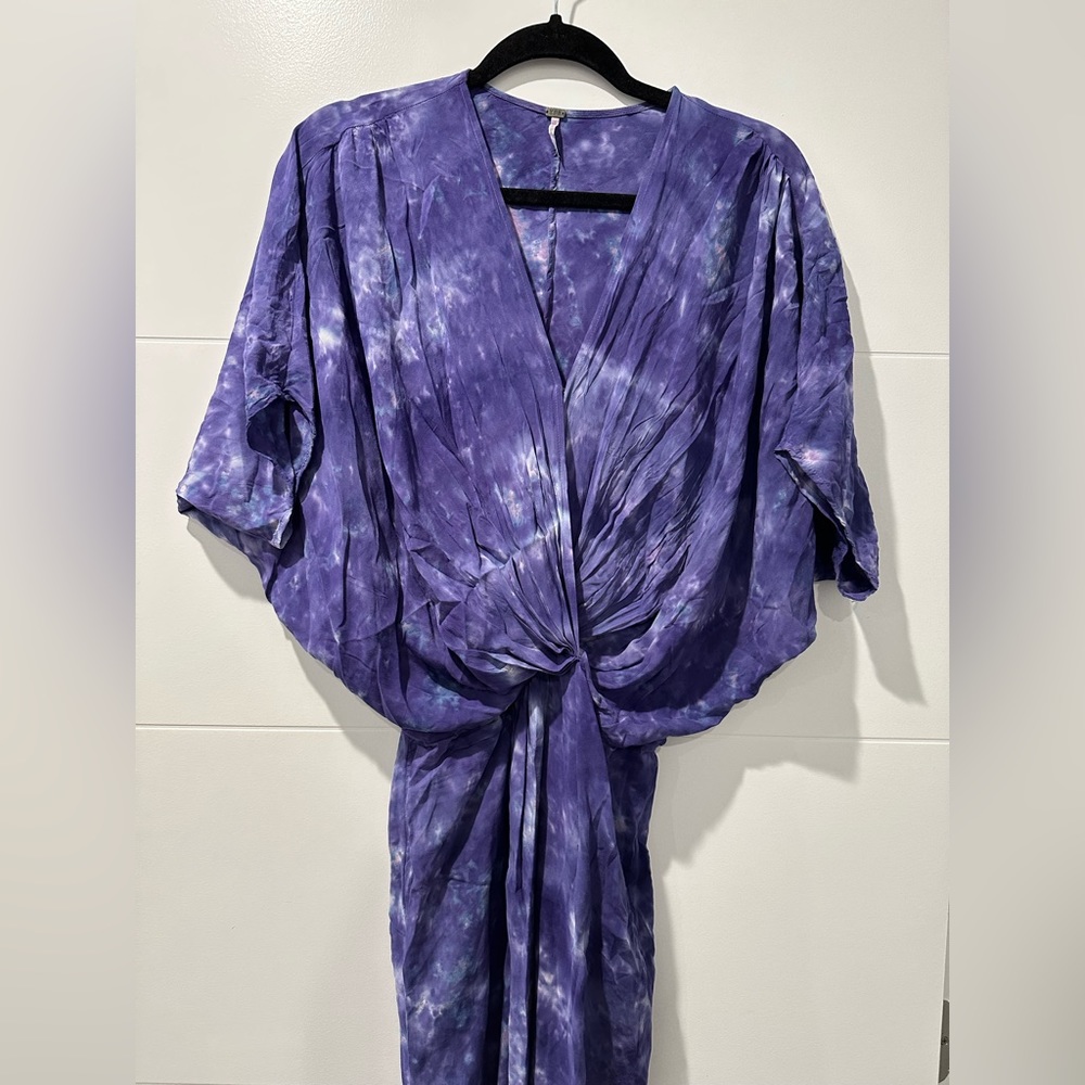 YFB Siren Maxi Dress, Tie-Dye Long Silky